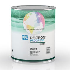 Couche de finition acrylique Deltron 2K Blanc brillant D6000 - 3500ml - PPG