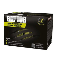 Apprêt époxy 2K U-POL Raptor – Gris 1000 ml – Protection antirouille longue durée