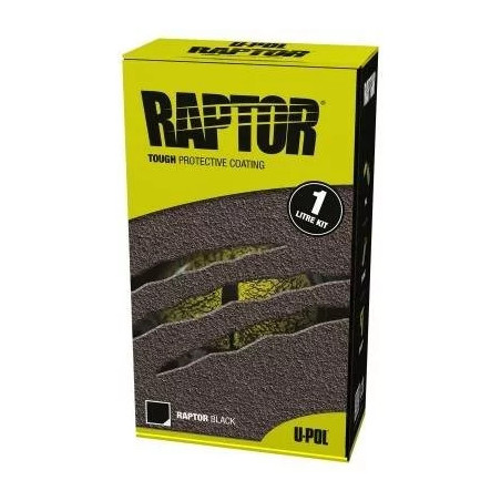 Revêtement protecteur en kit 1L – Noir – UPOL RAPTOR