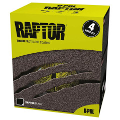 Kit de revêtement protecteur noir de 4 litres – UPOL RAPTOR