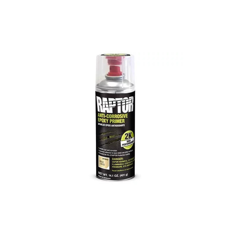 Apprêt époxy anti-rouille 2K beige en spray 400 ml – UPOL RAPTOR