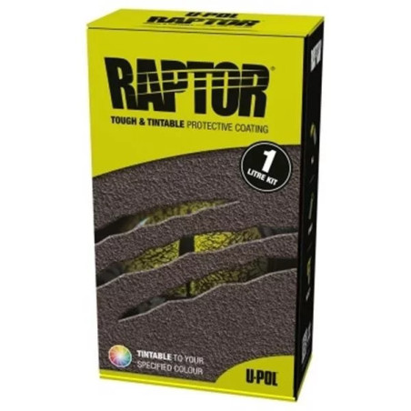 Revêtement protecteur en kit 1L – teintable – UPOL RAPTOR