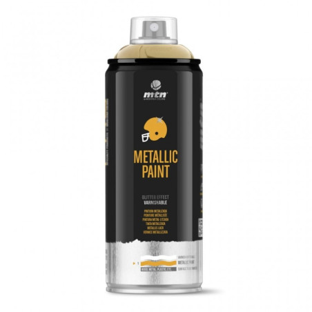 Peinture effet métallique brillant en spray RAL 9006 - Aluminium - MONTANA PRO