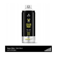 Spray de peinture de couleur RAL 9005 - Noir Mat - MONTANA PRO