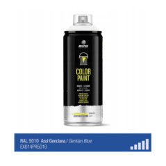 Spray de peinture de couleur RAL 5010 - Bleu Gentiane - MONTANA PRO