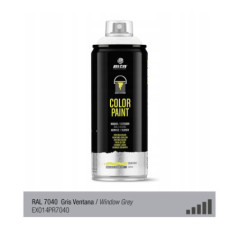 Spray de peinture de couleur RAL 7040 - Gris fenêtre - MONTANA PRO