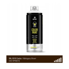 Spray de peinture de couleur RAL 8016 - Brun Acajou - MONTANA PRO