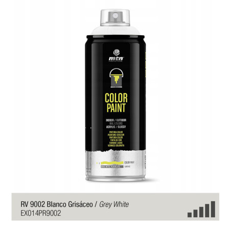 Spray de peinture de couleur RAL 9002 - Gris Blanc - MONTANA PRO