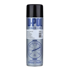 Peinture 1K en bombe 500 ml - Noir brillant - UPOL