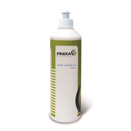 Gel rénovateur plastique FINIXA 500 ml - Brillance et protection durable